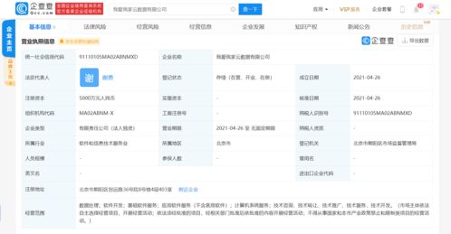 我愛我家投資成立云數(shù)據(jù)公司，注冊資本5000萬元，聚焦應(yīng)用軟件服務(wù)